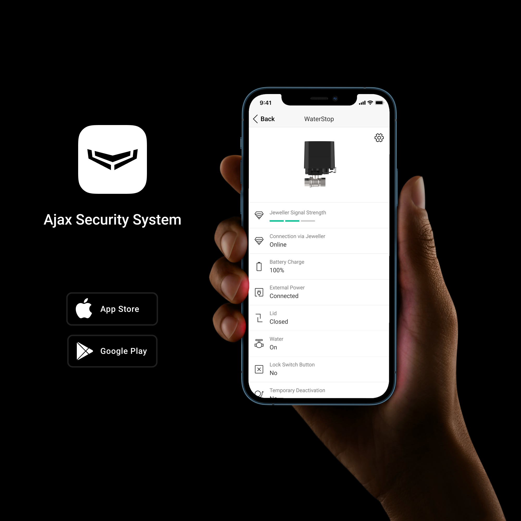 Ajax WaterStop [3/4] (8EU) black