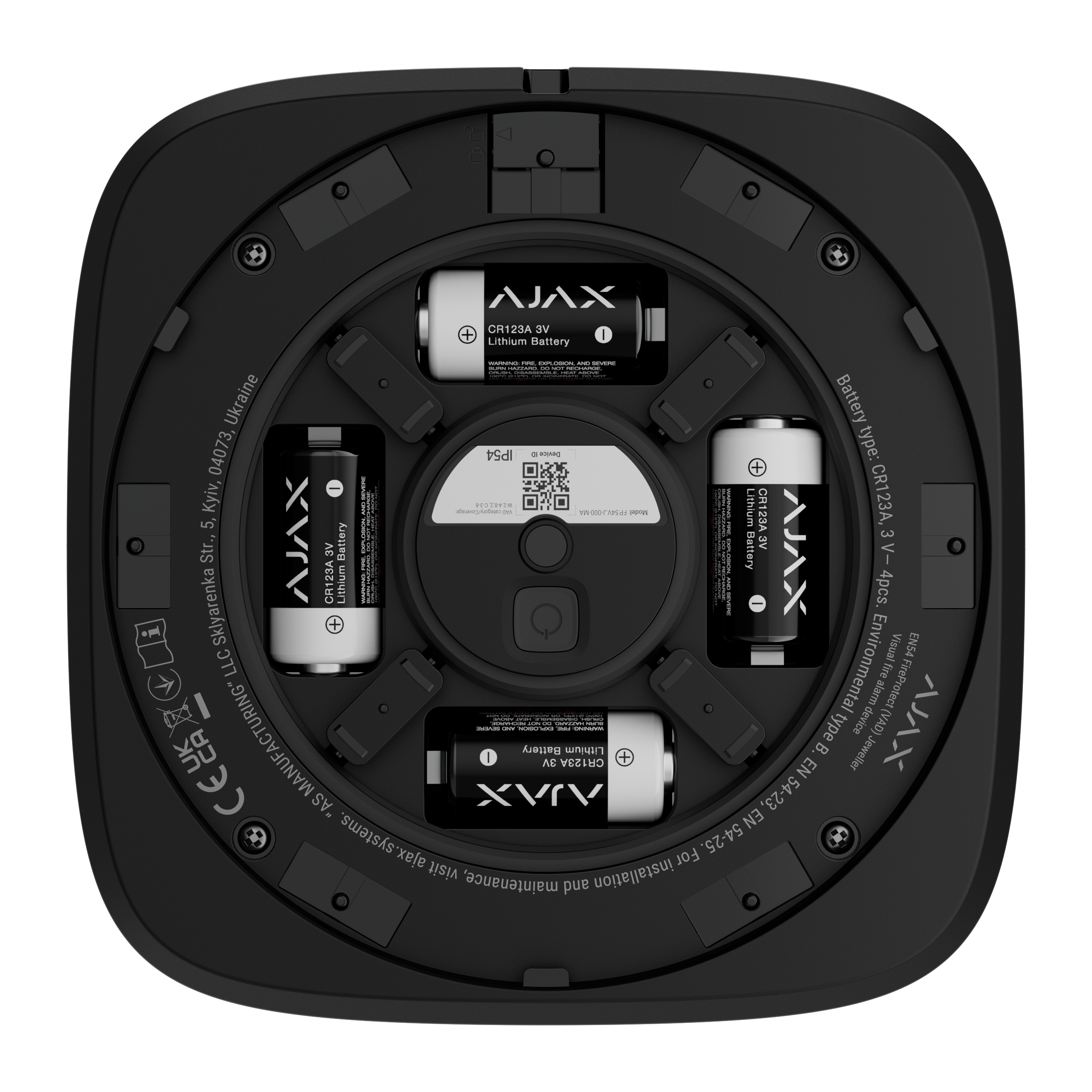 Ajax EN54 FireProtect (VAD) black 