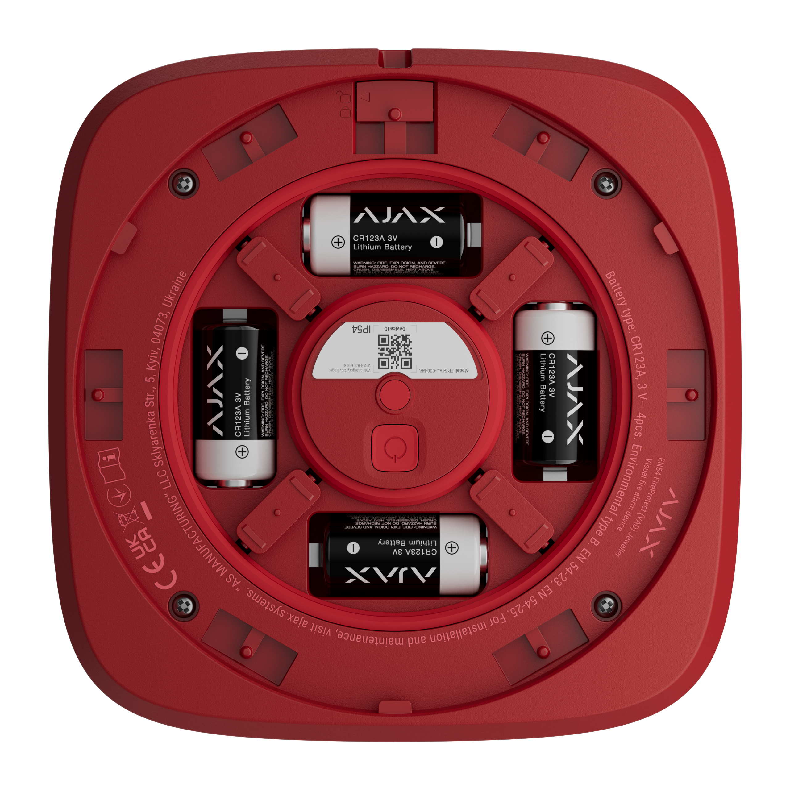 Ajax EN54 FireProtect (VAD) red