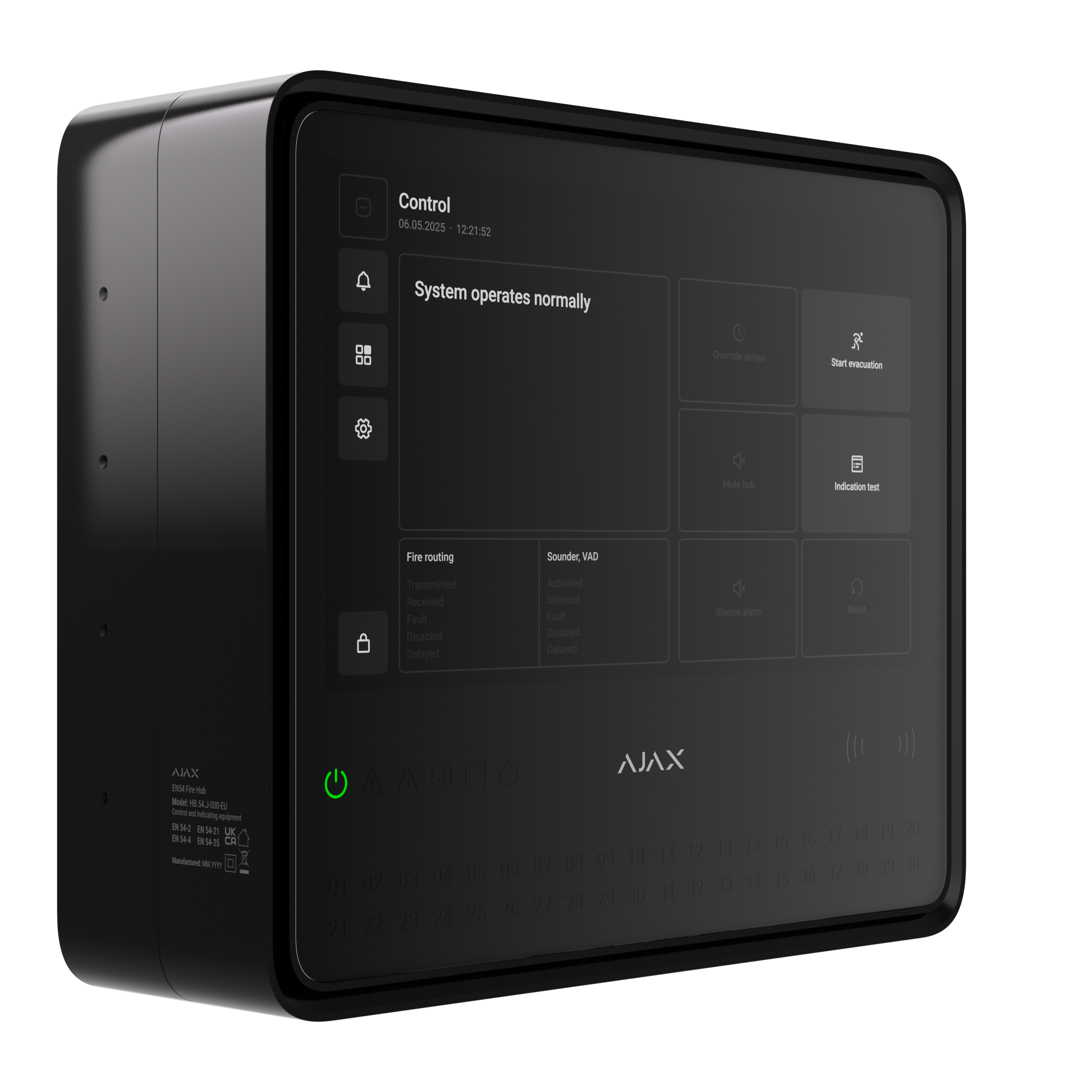 Ajax EN54 GlandBox black Ajax EN54 GlandBox black