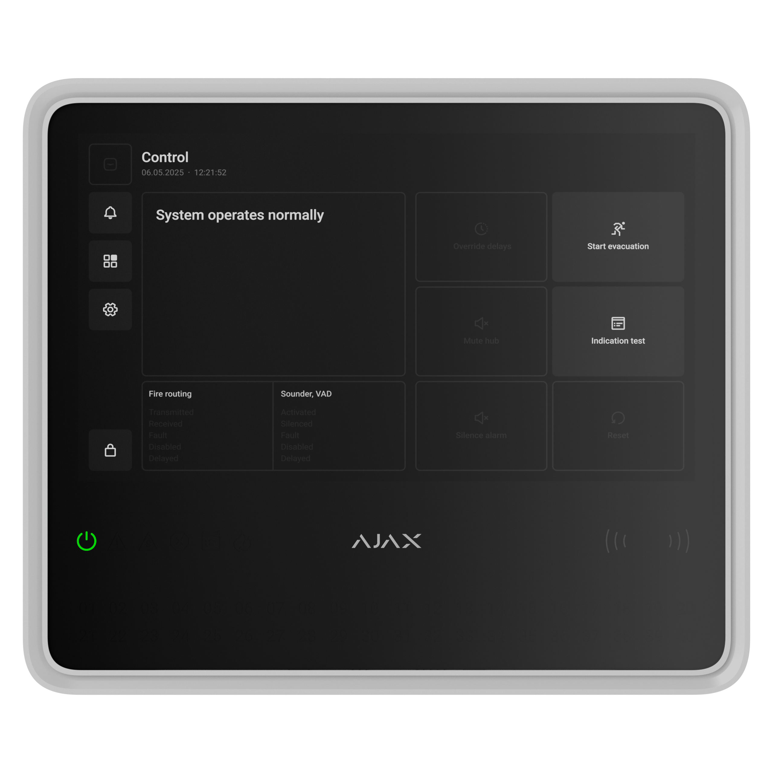 Ajax EN54 Fire Hub white 