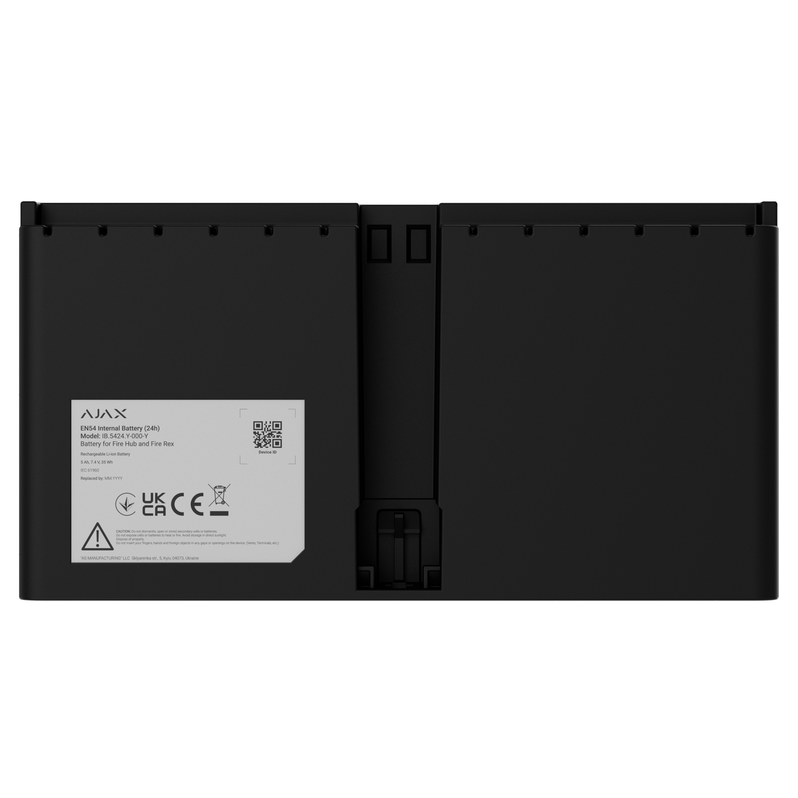 Ajax EN54 Internal Battery (24h) black Ajax EN54 Internal Battery (24h) black