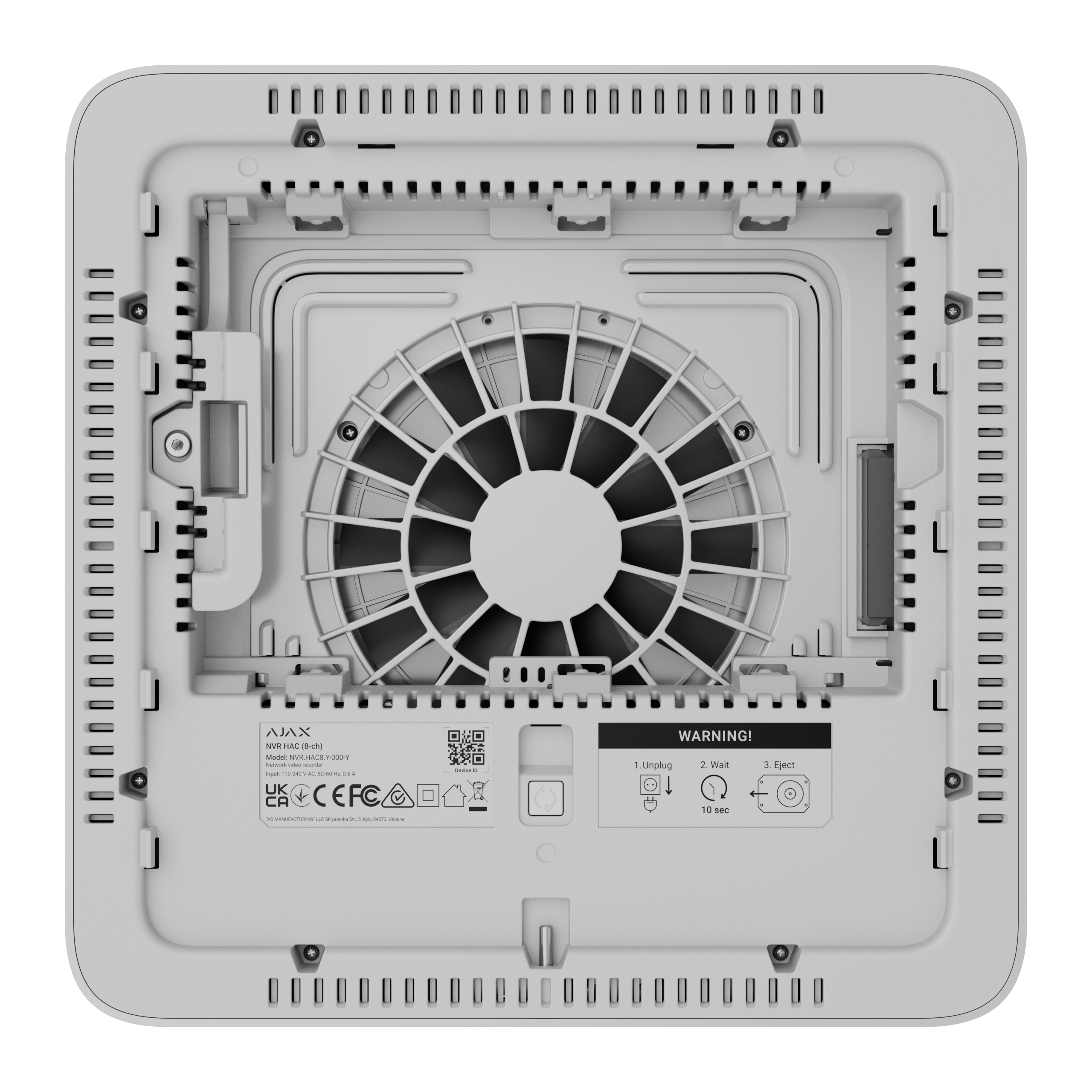 Ajax NVR HAC (8ch) white