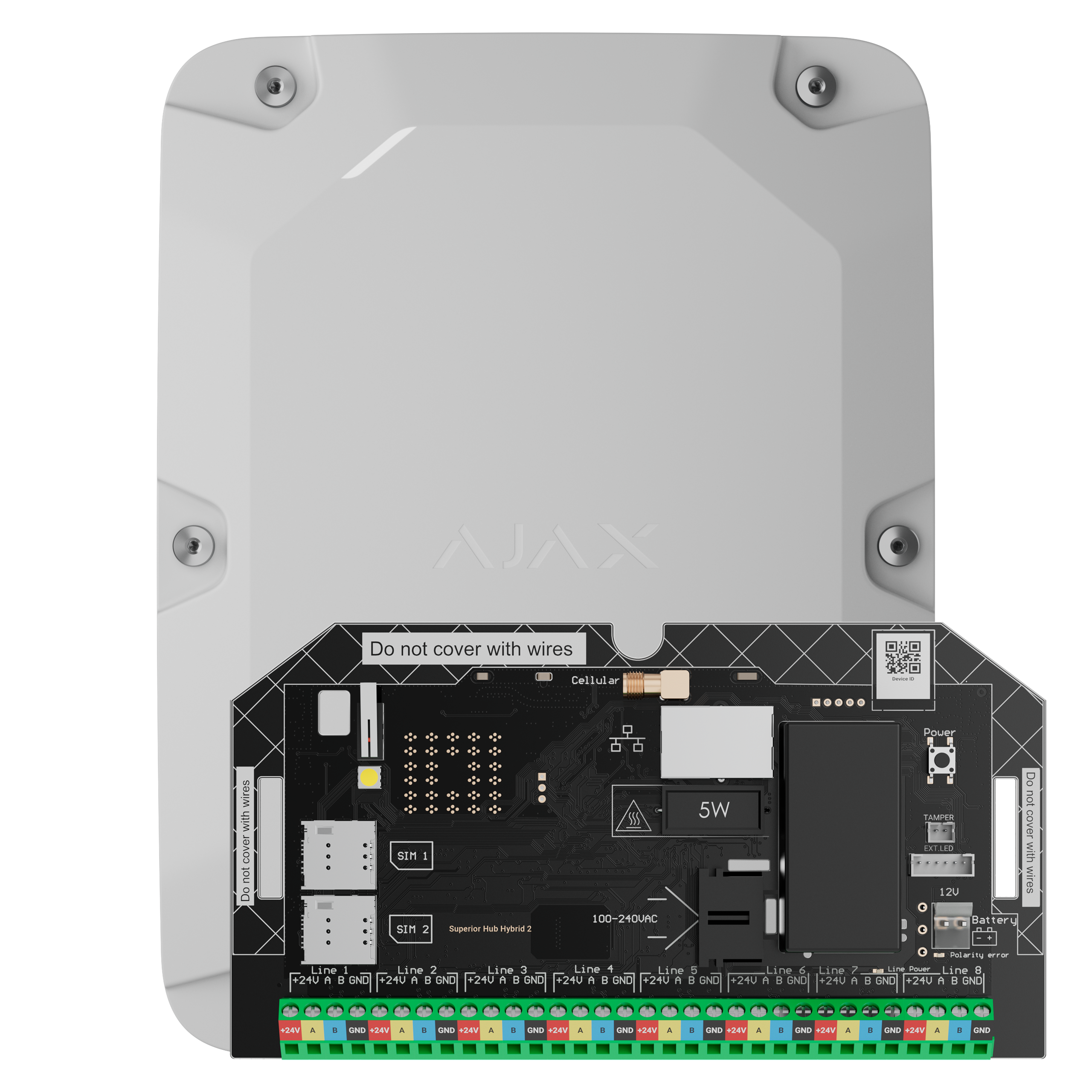 Fibra Superior Hub Hybrid 2 white