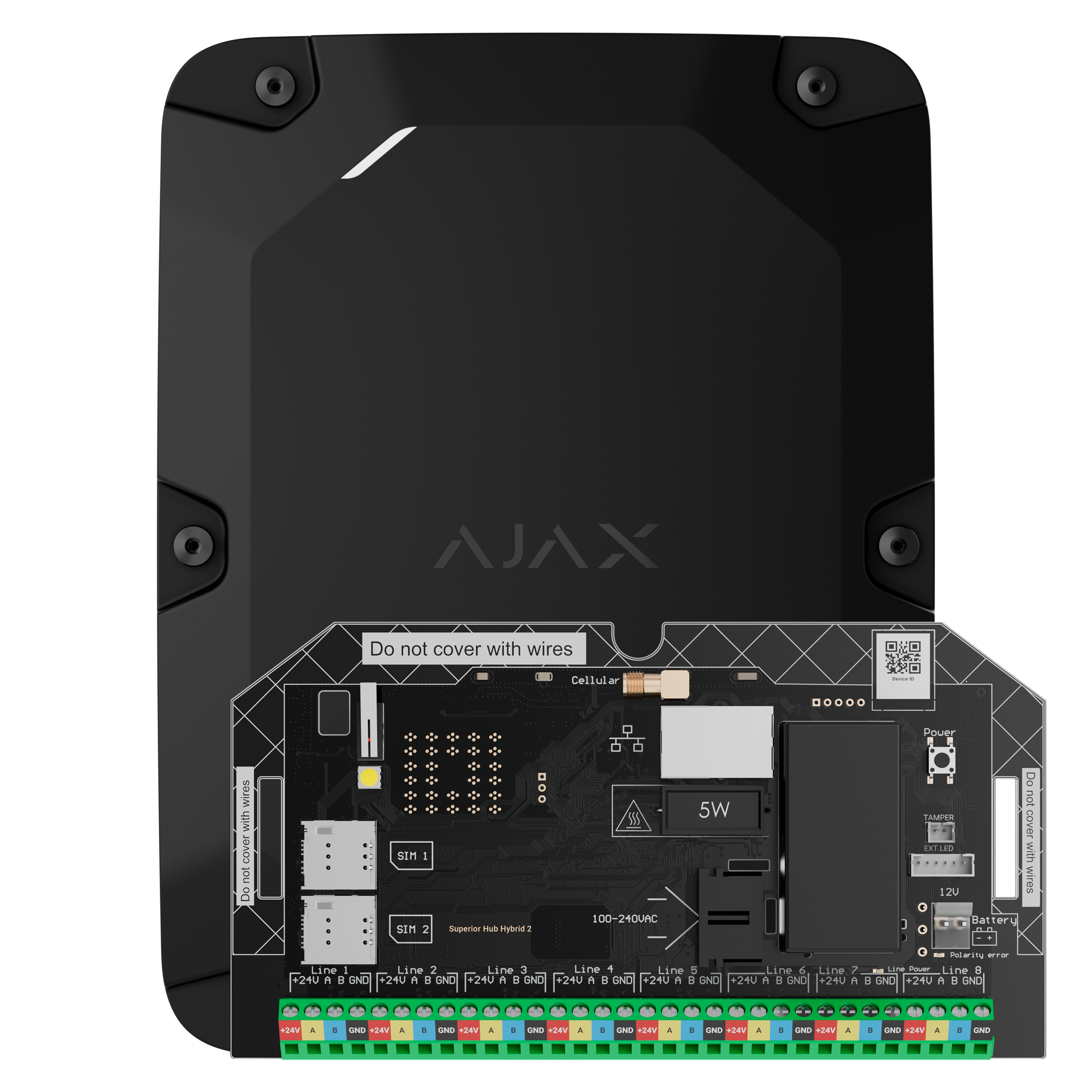 Fibra Superior Hub Hybrid 2 black