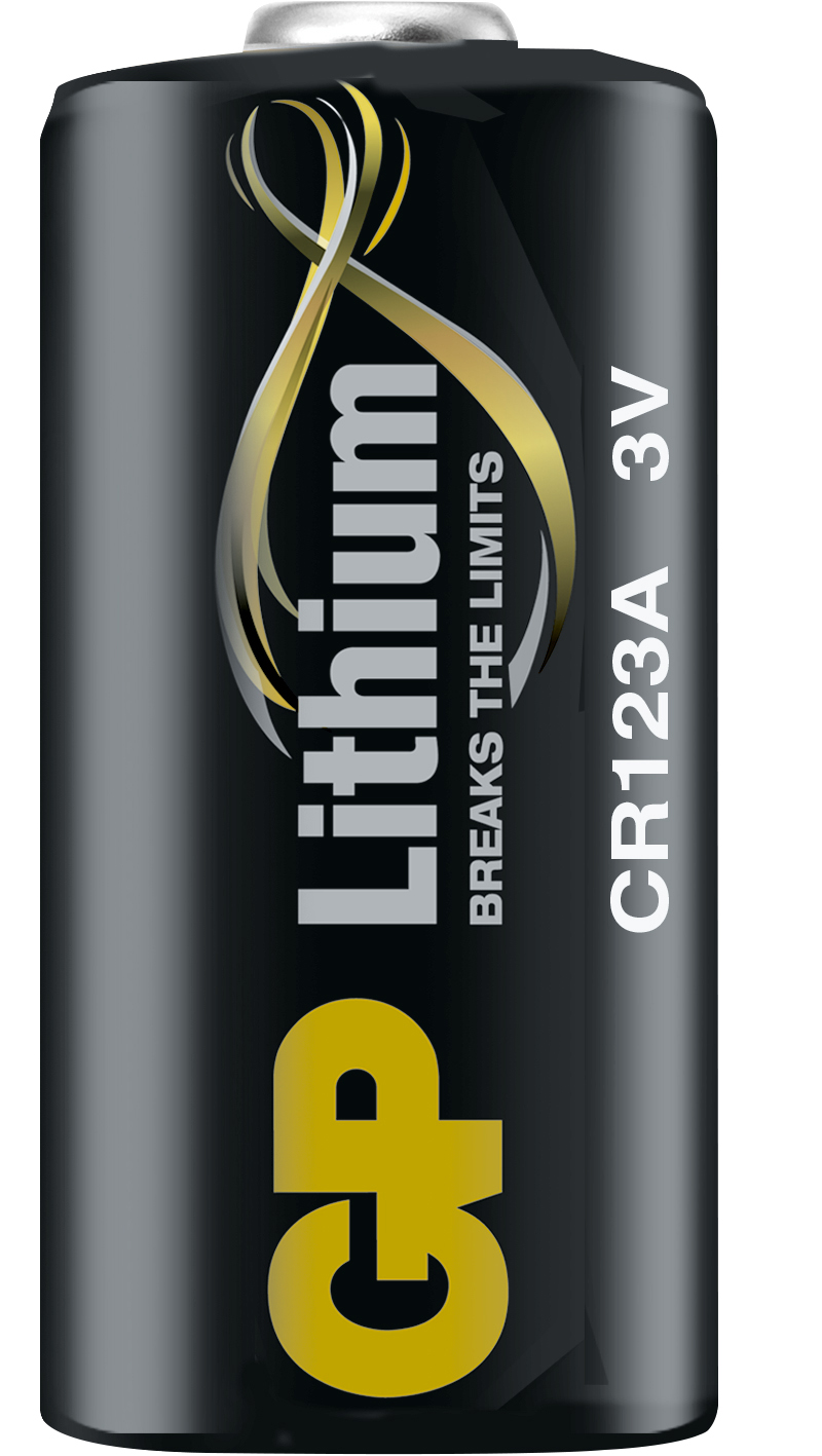 Batteri 3V CR123A Lithium